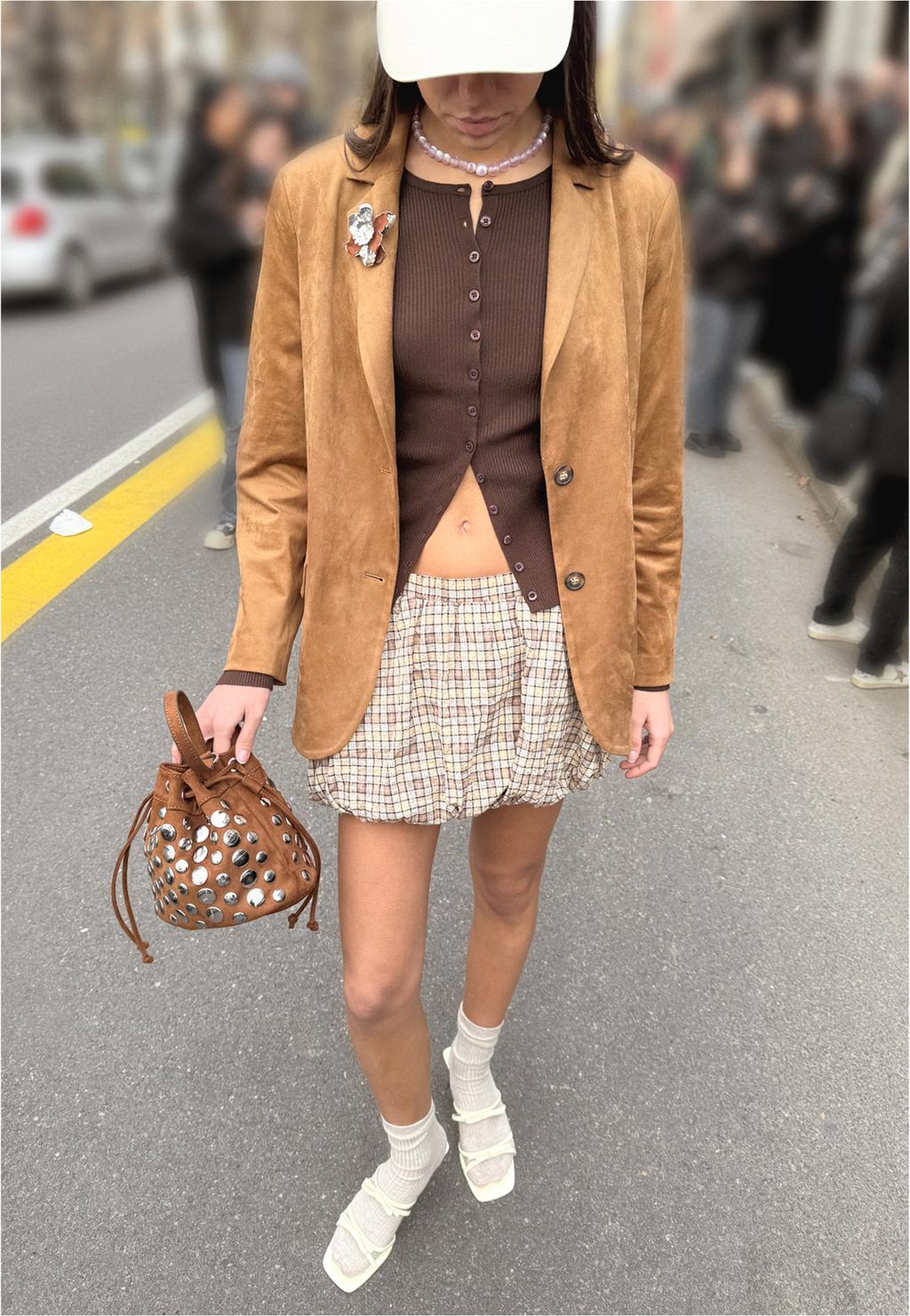 Suni süet blazer