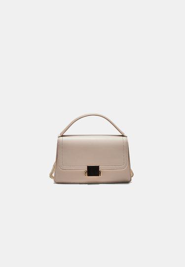 Double-handle crossbody bag — Ecru 2