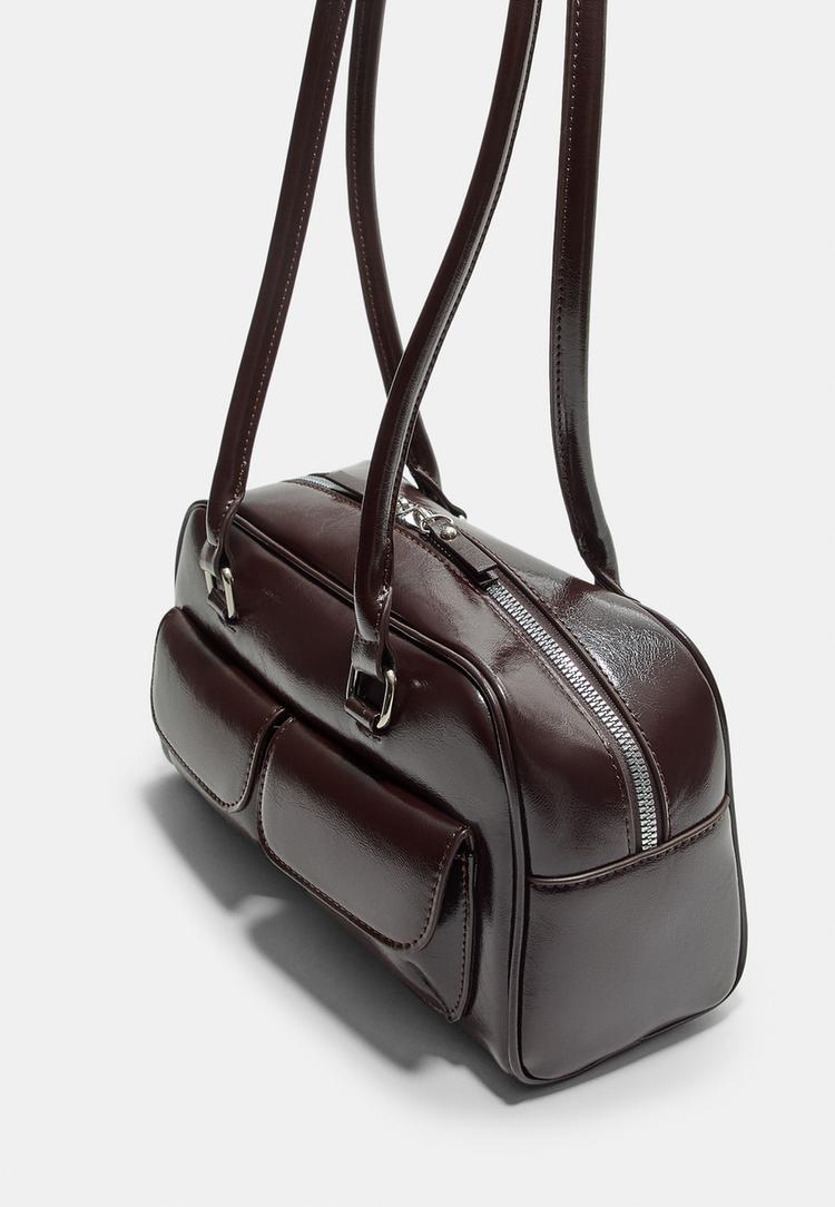 bolso hombro bolsillos asa larga