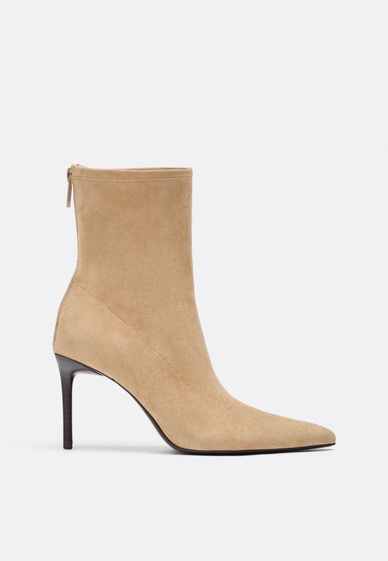 suni suet stiletto topuklu bot
