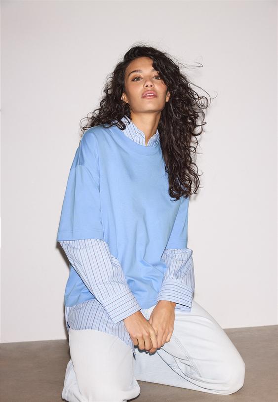 camiseta manga corta oversize