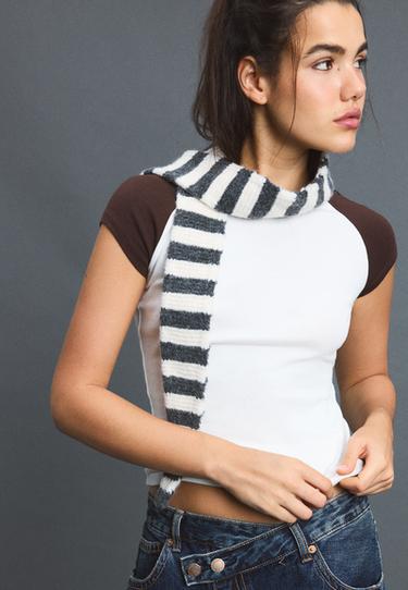Triangle scarf — Dark grey 4