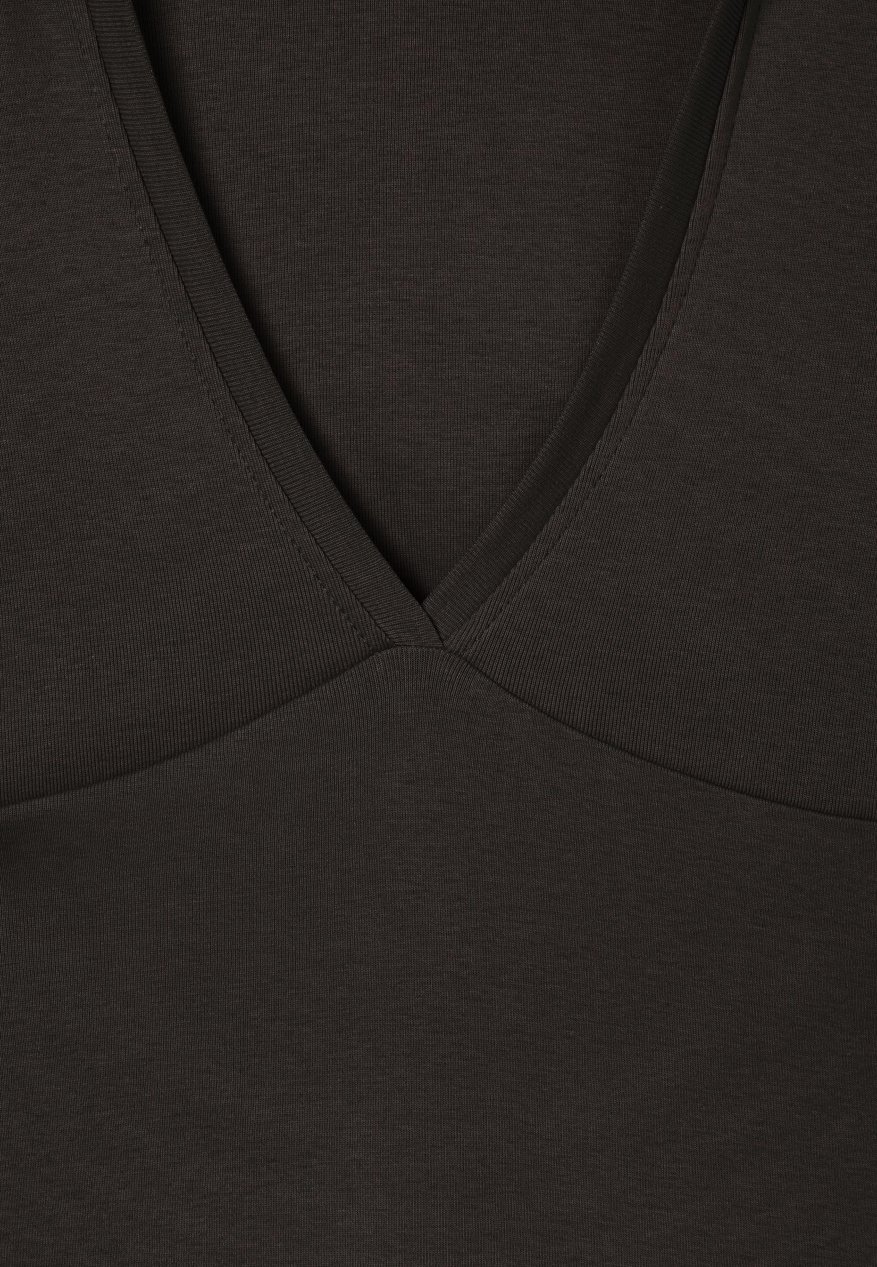Hooded T-shirt — Brown