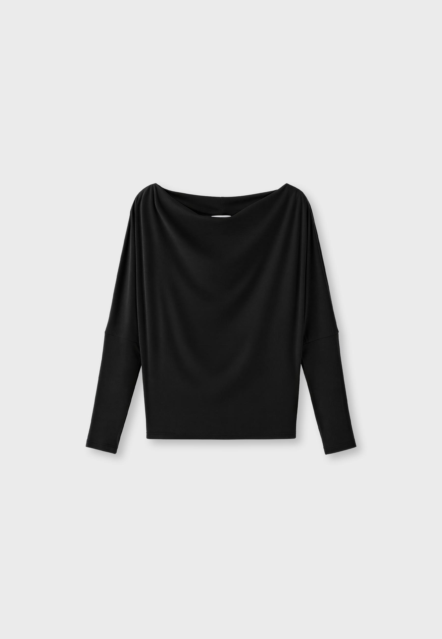Asymmetric modal T-shirt - Women's fashion | Stradivarius United