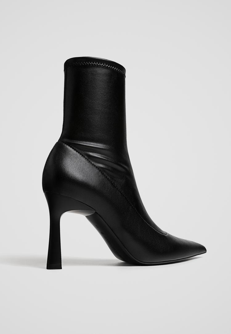 botines tacon fino strech