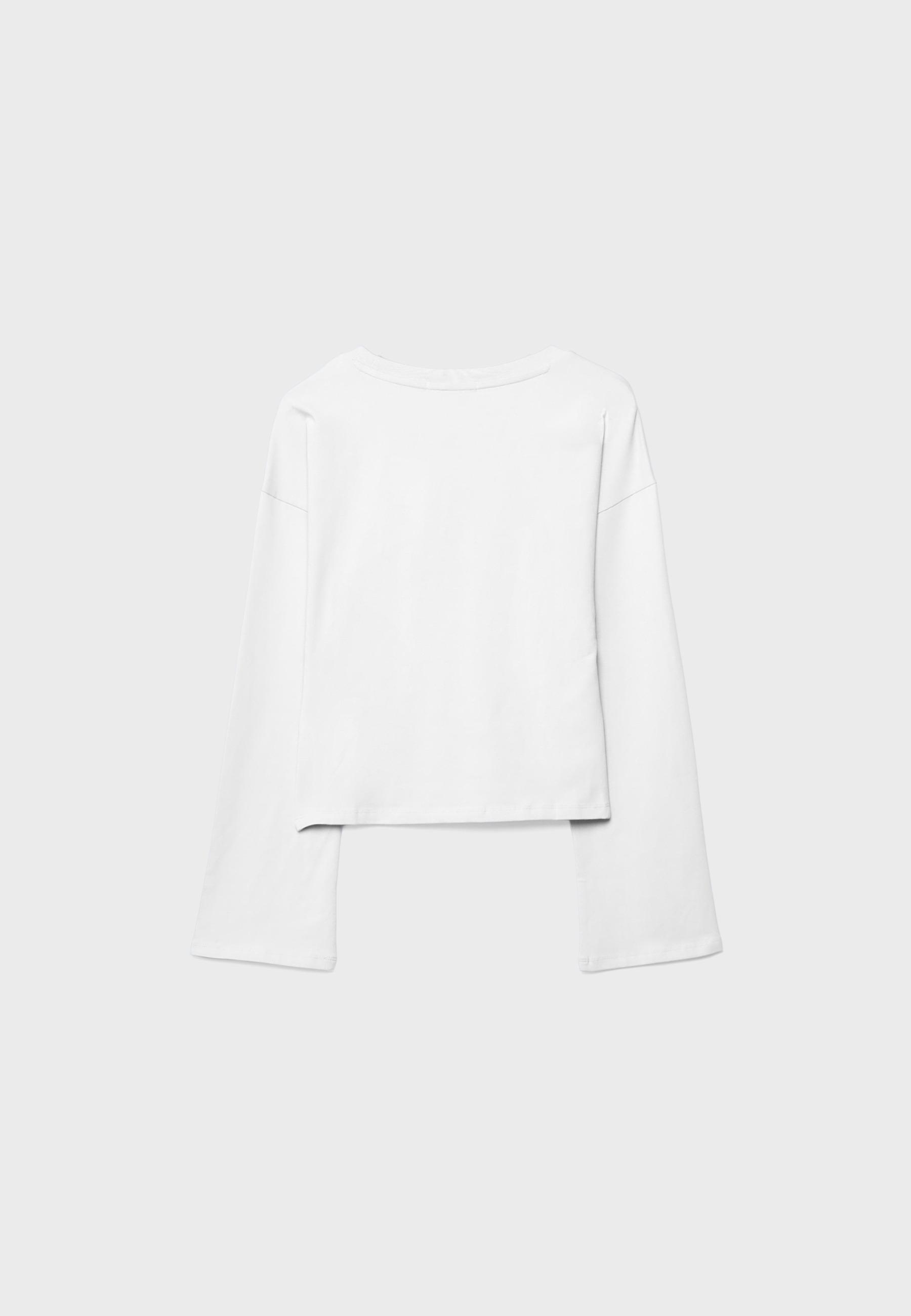 Kimono sleeve T-shirt — White