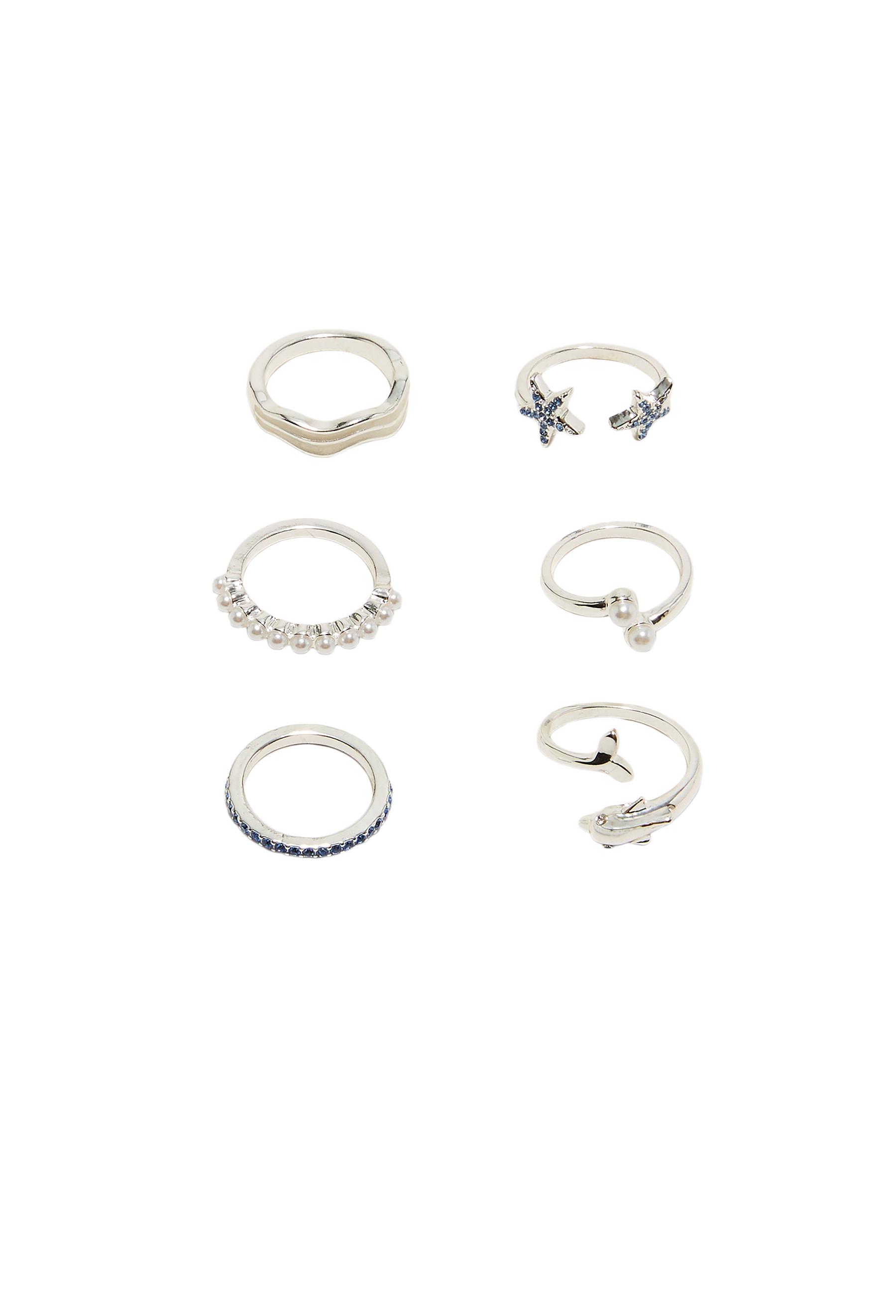 Set of 5 sea rings — Grey
