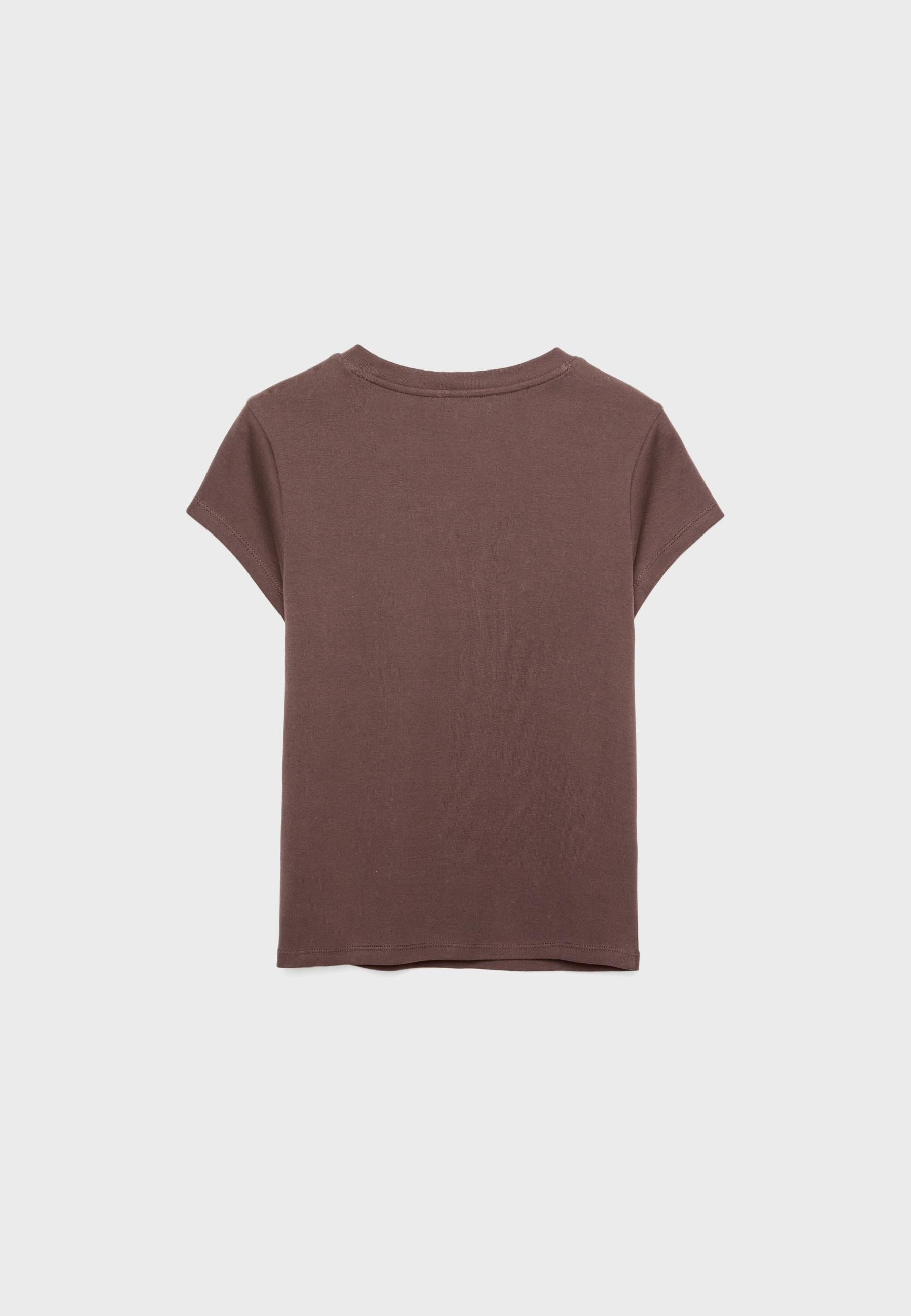 Fitted Boston print T-shirt - Women's fashion | Stradivarius