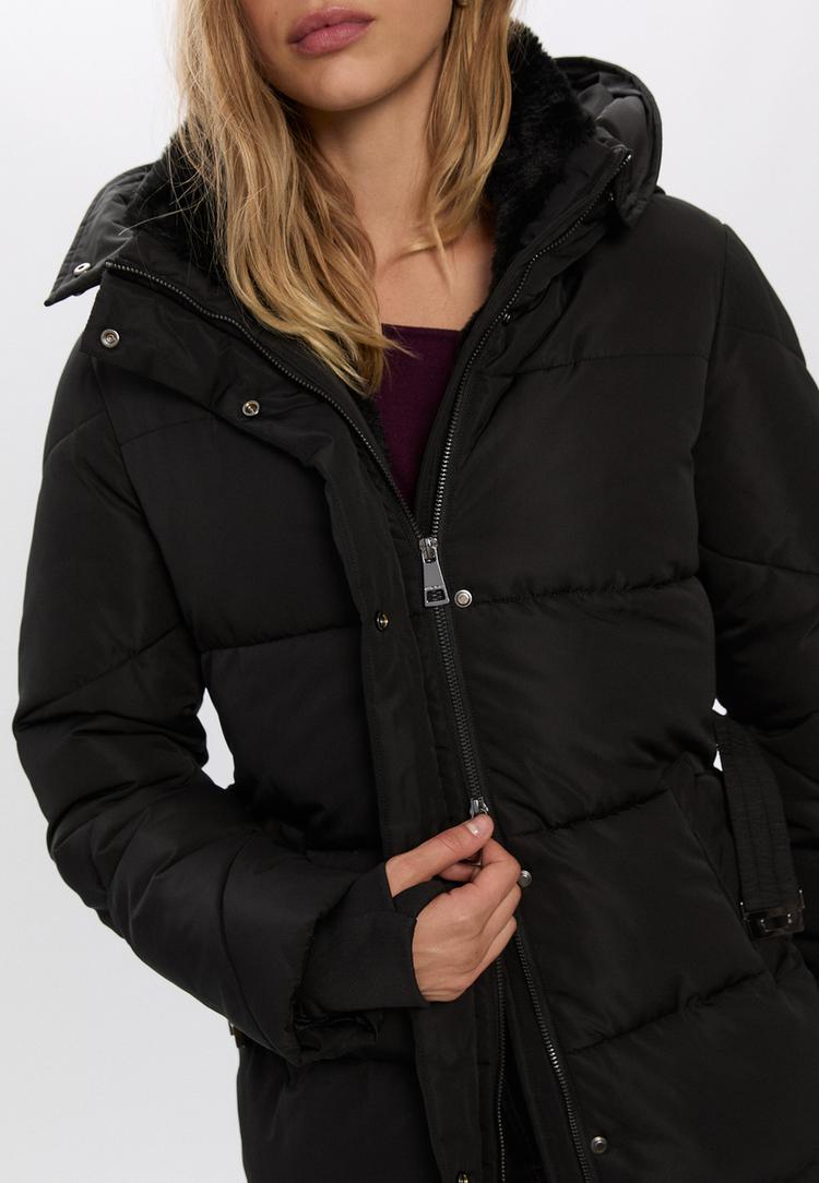 abrigo padding entallado