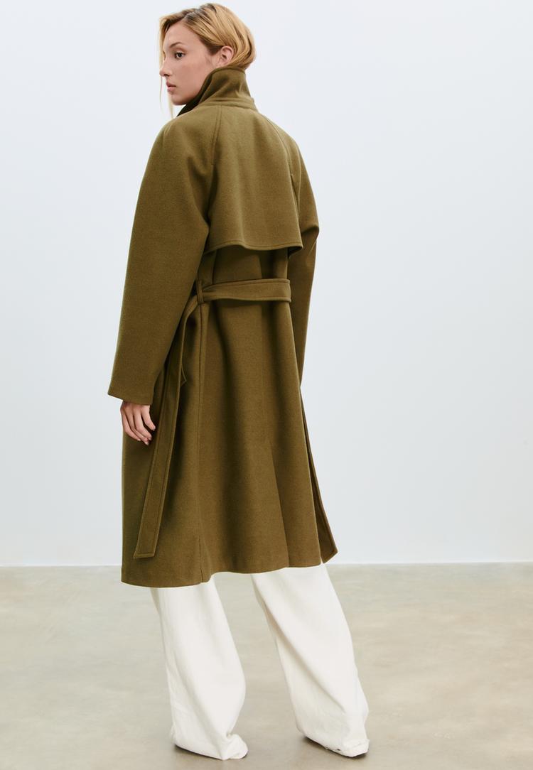 soft touch trench coat