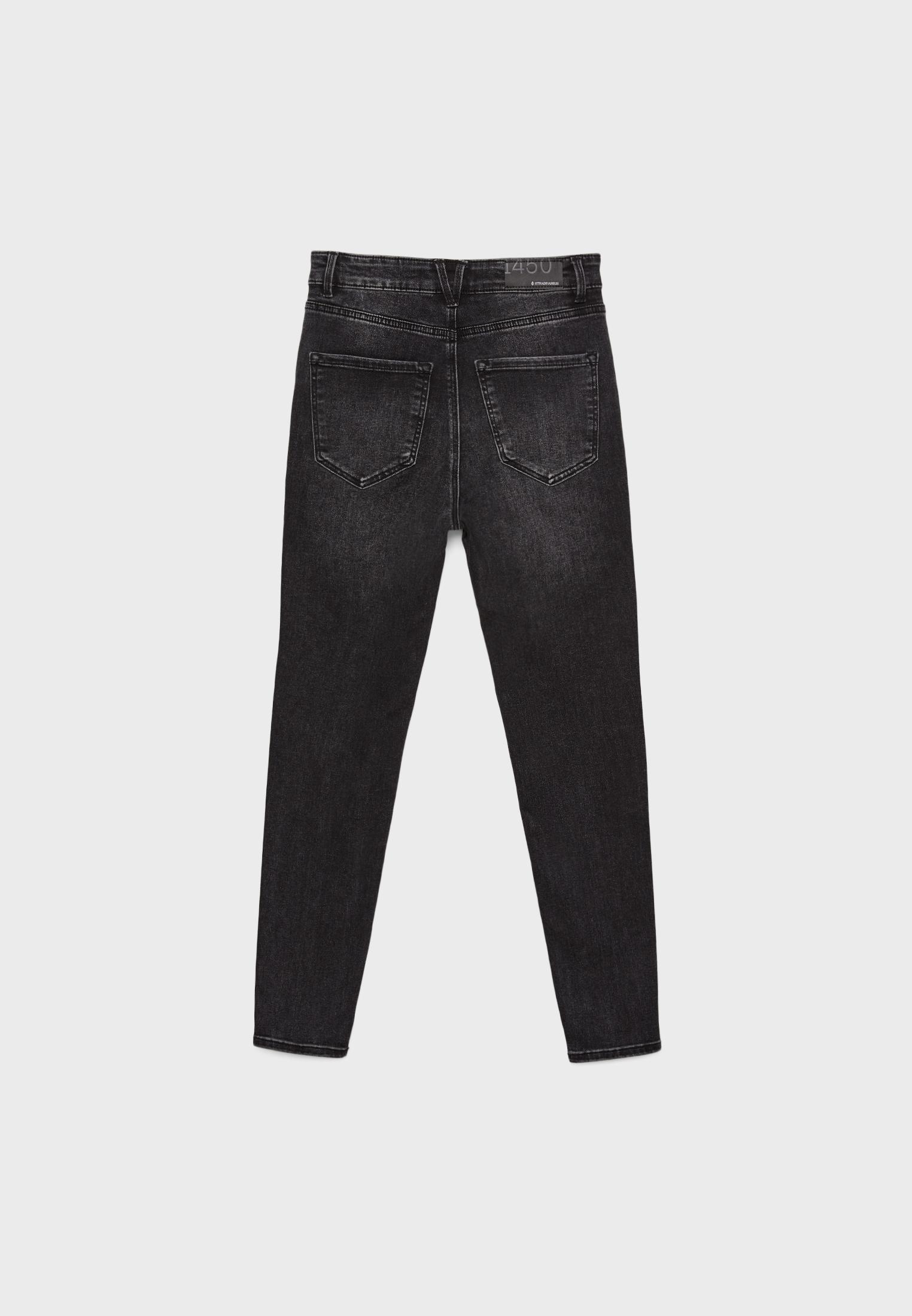 D09 süper yüksek bel skinny jean - Görsel 8