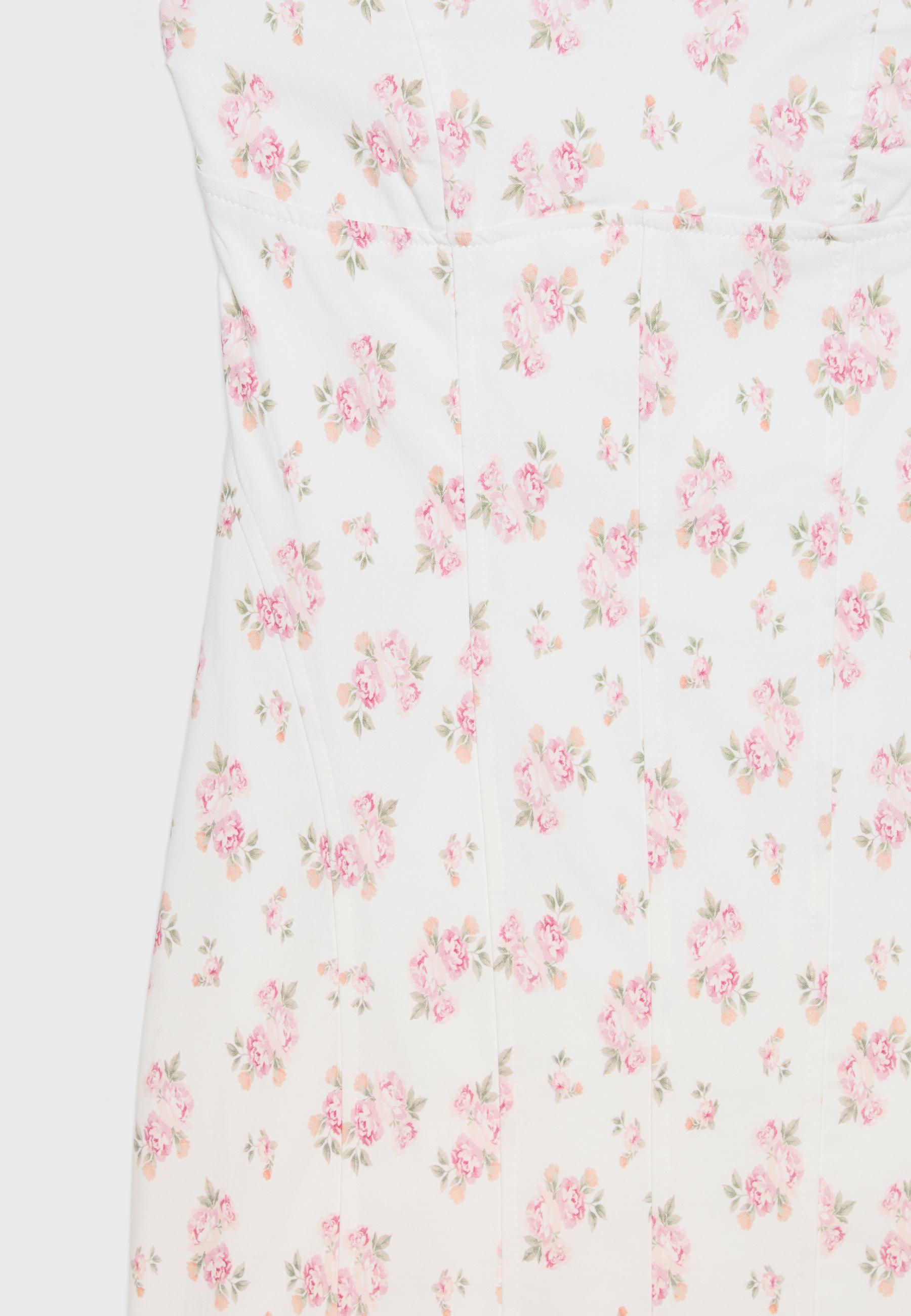 Short bodice dress — Pale pink