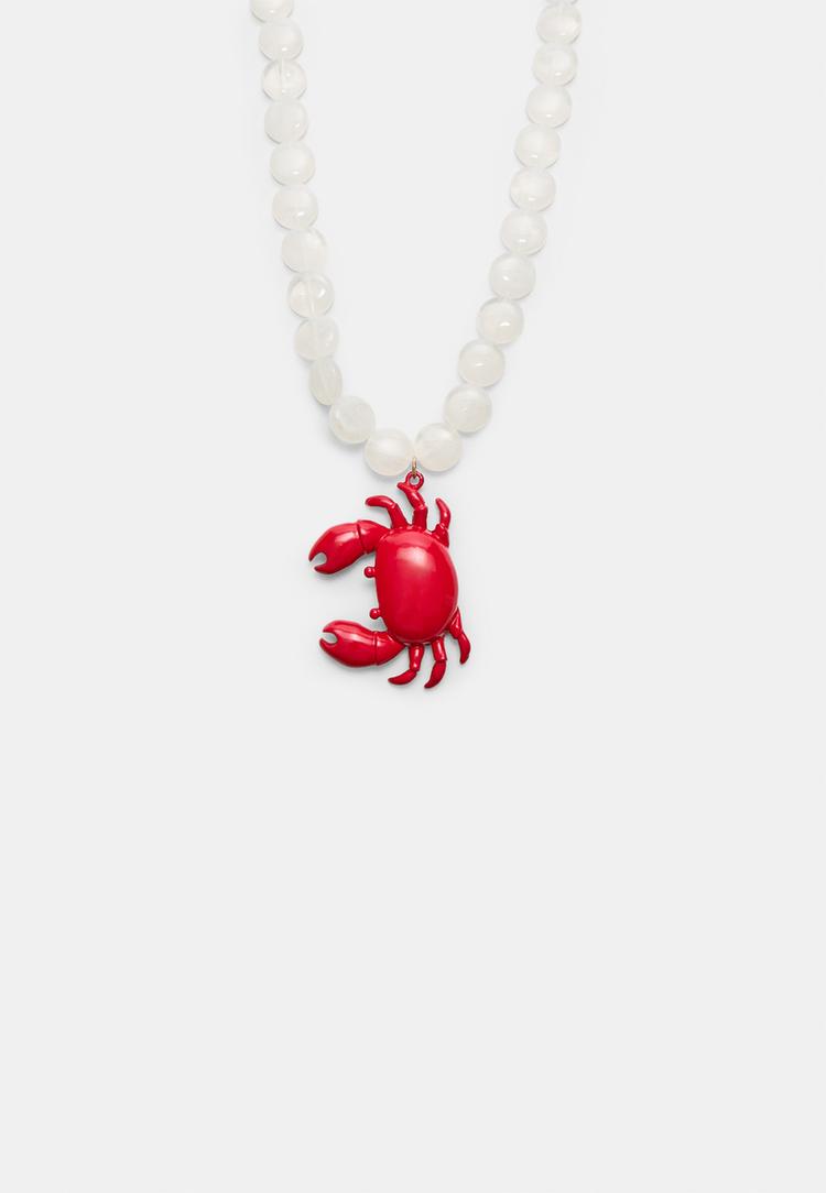 collar charm cangrejo