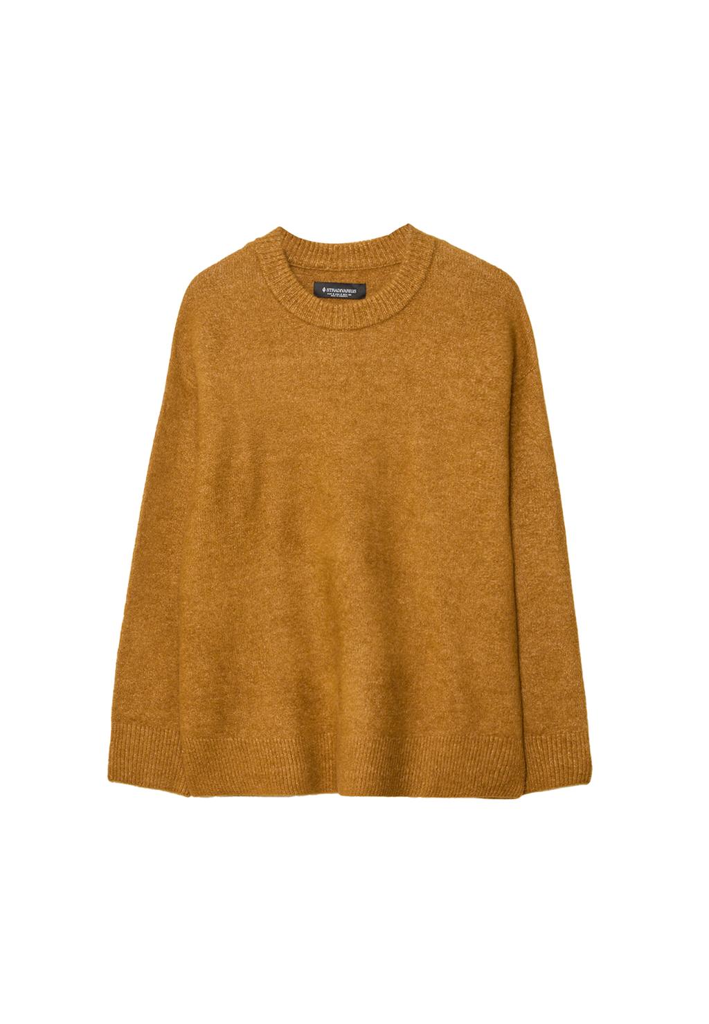 Gebreide trui met zachte textuur