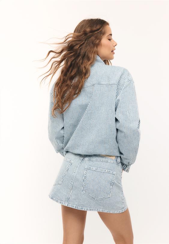 Пола-Панталон От Деним На Райета