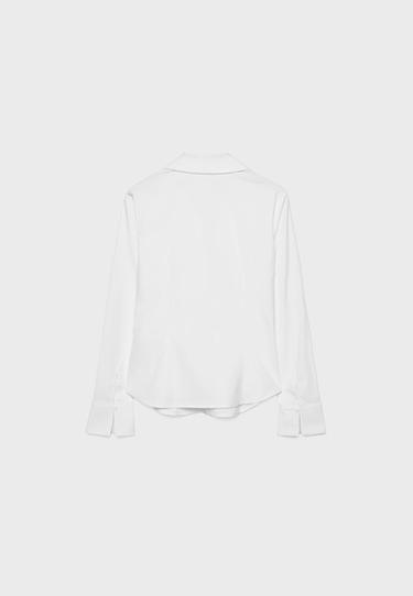 Fitted basic shirt — White 8