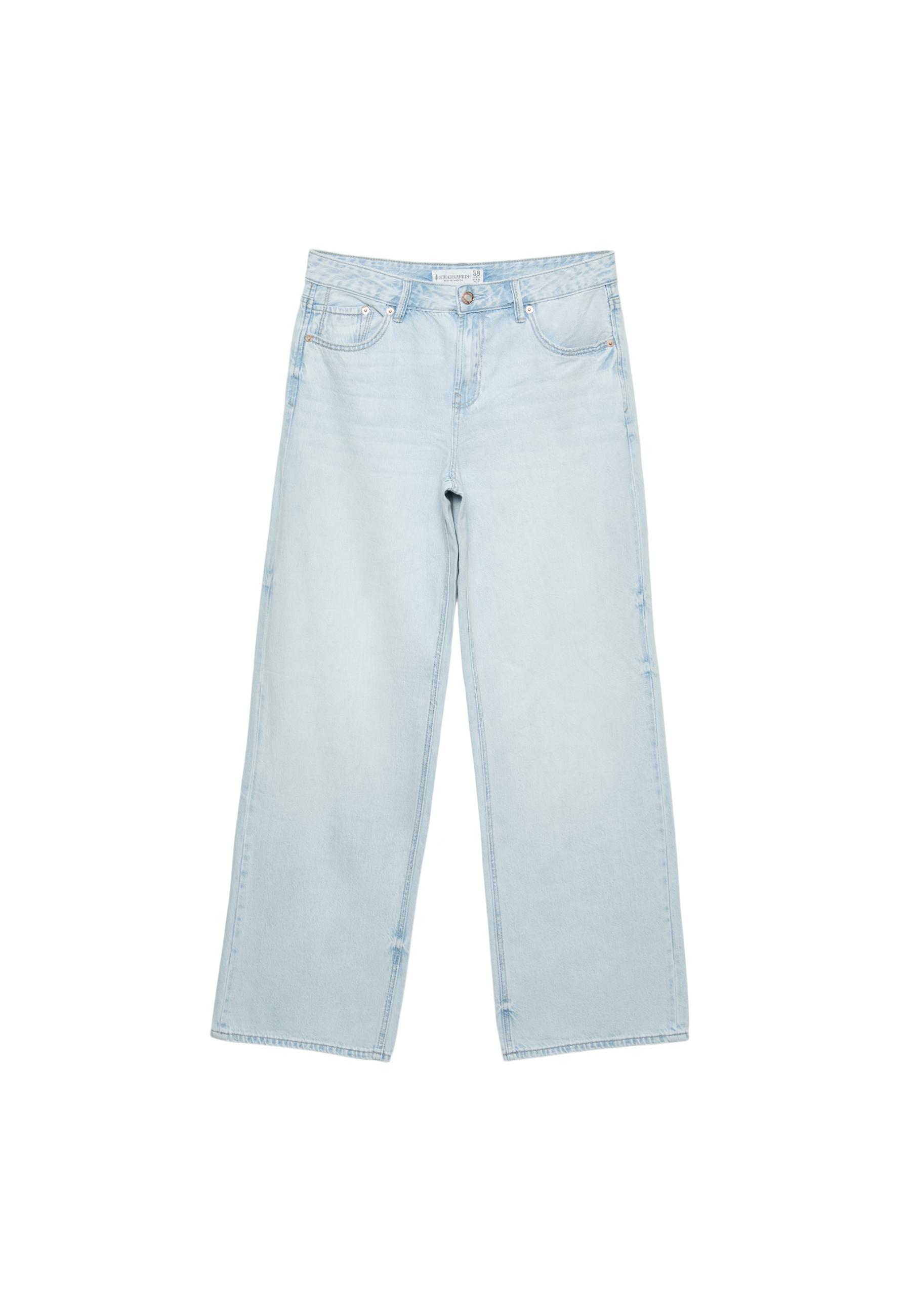 D91 Low wide-leg jeans — LIGHT BLEACH