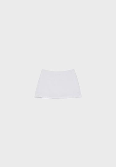 Basic knit skort — Ecru 6