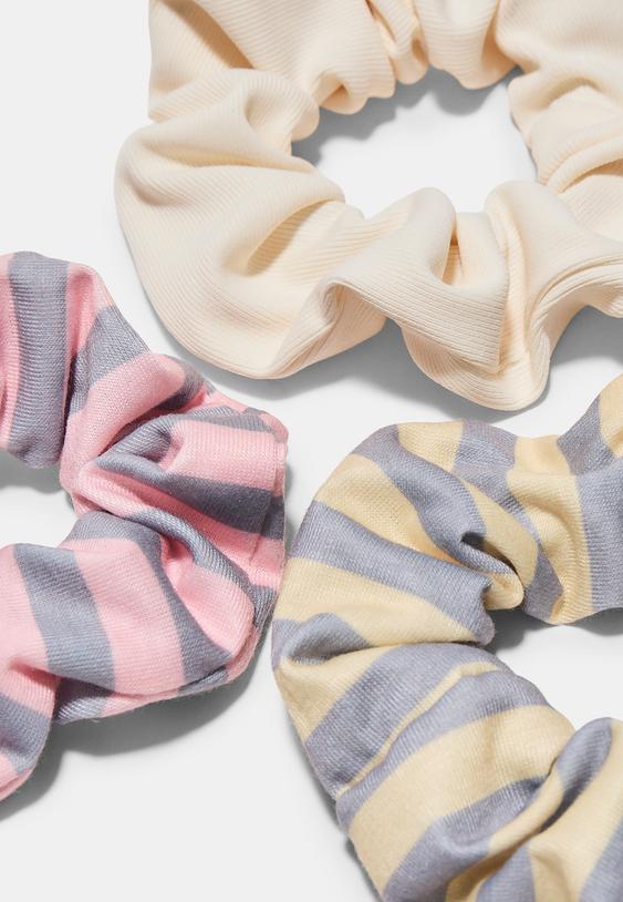 set van 3 haarelastieken