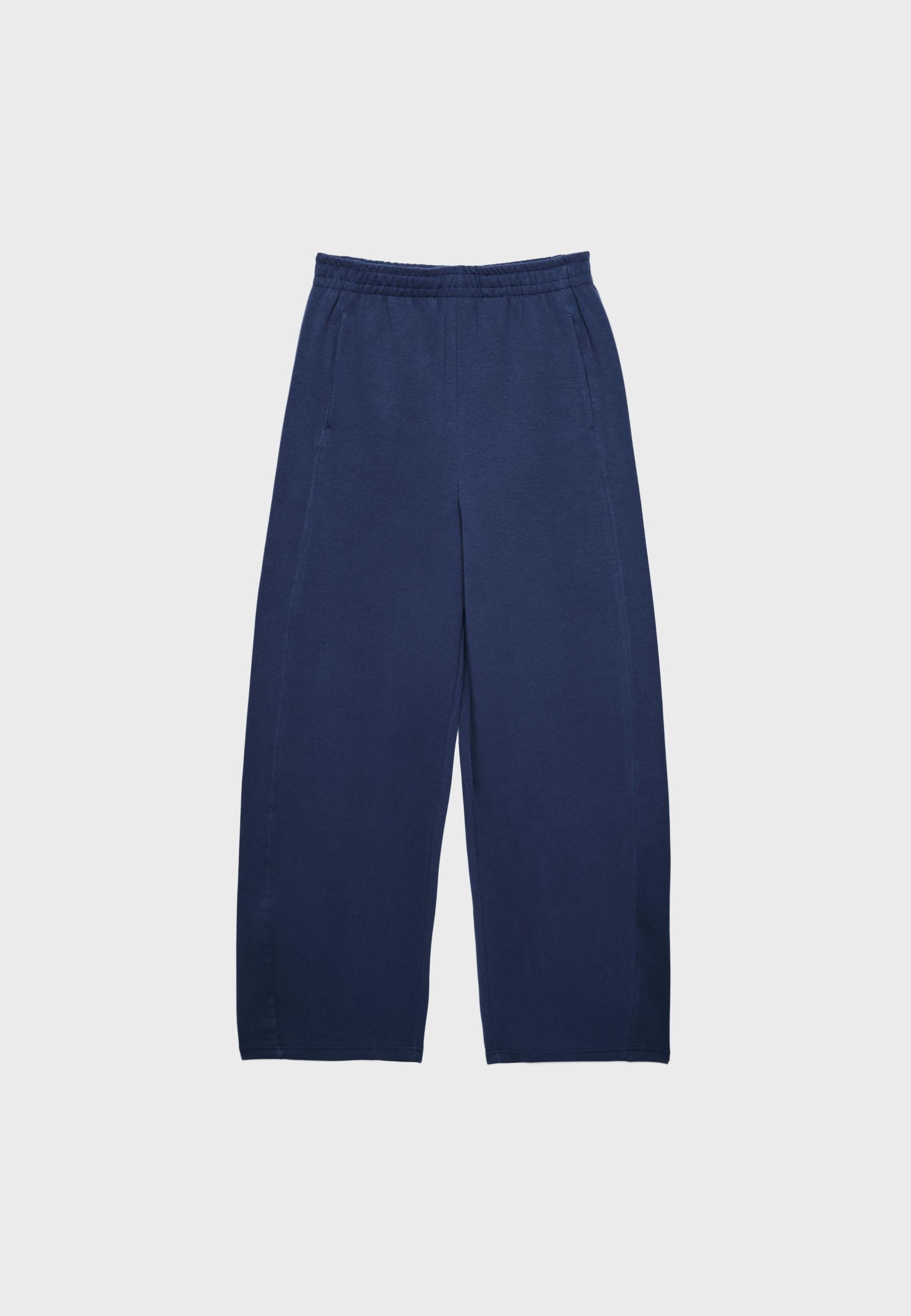 Barrel jogger trousers — Navy blue
