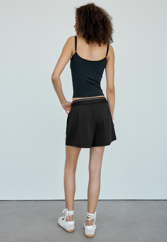 short smart cintura goma