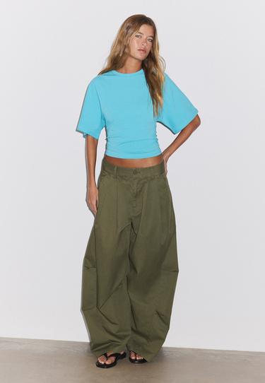 Japanese short sleeve T-shirt — Turquoise 1