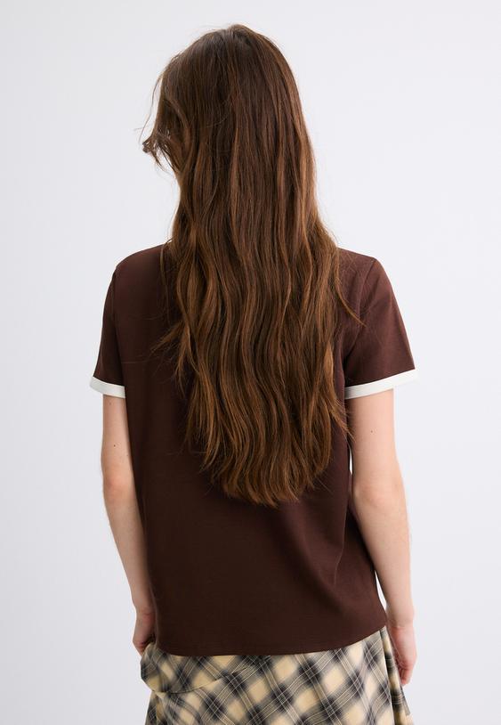 camiseta basica regular tacto suave