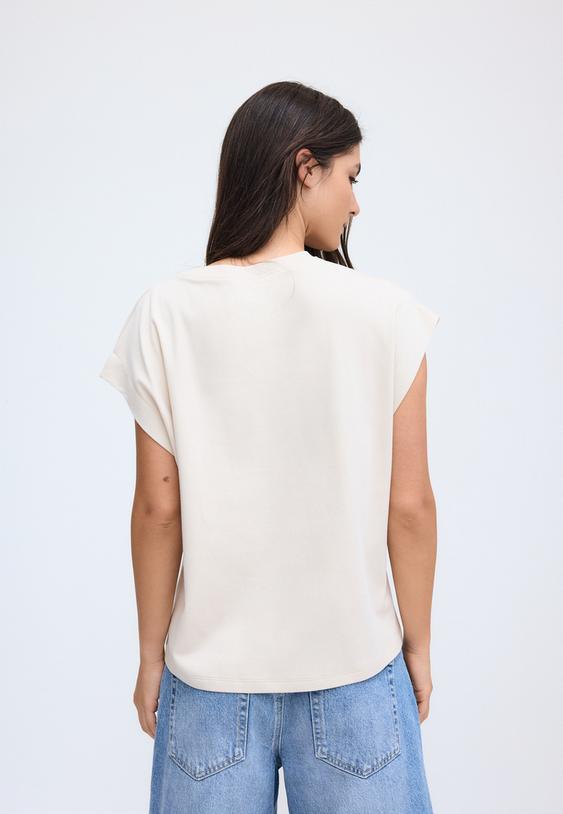 b06 tshirt basique manches tombantes