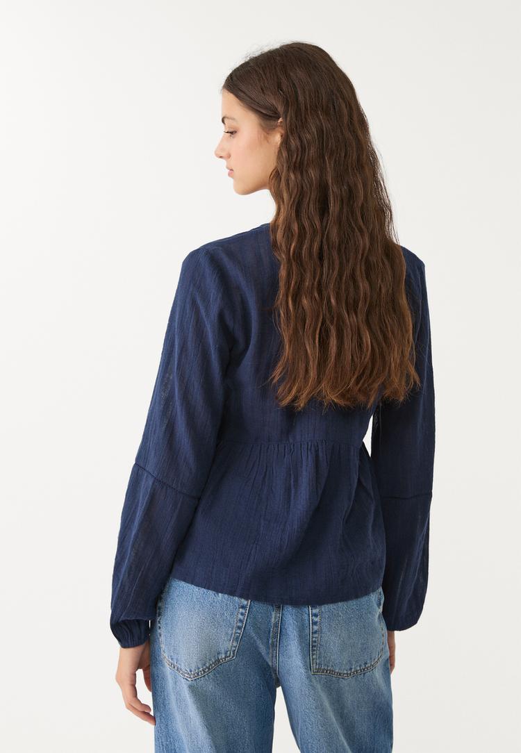 blusa fluida entredoses