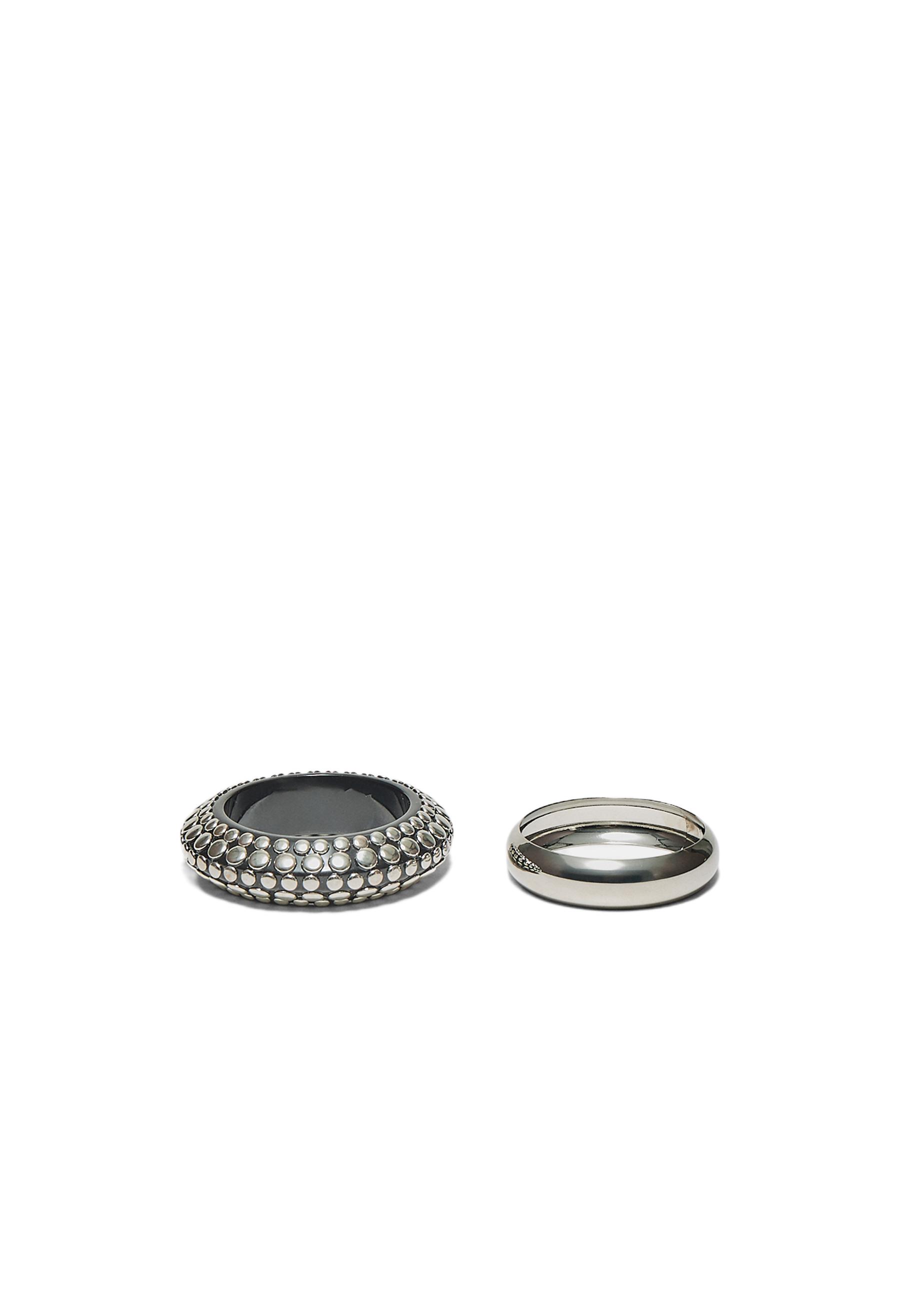 Set of 2 matching bracelets — Grey