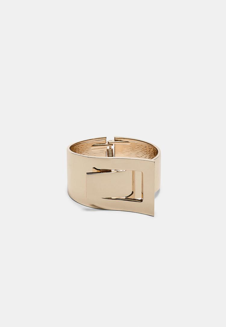 maxi metal clip bracelet
