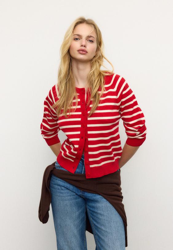 Enjyam Gebreid damesvest met knopen, lange mouwen, ronde hals, bolero, trui, tops voor lente, herfst, Mode Wit, XXL Enjyam Gebreid damesvest met knopen, lange mouwen, ronde hals, bolero, trui, tops voor lente, herfst, Mode Wit, XXL