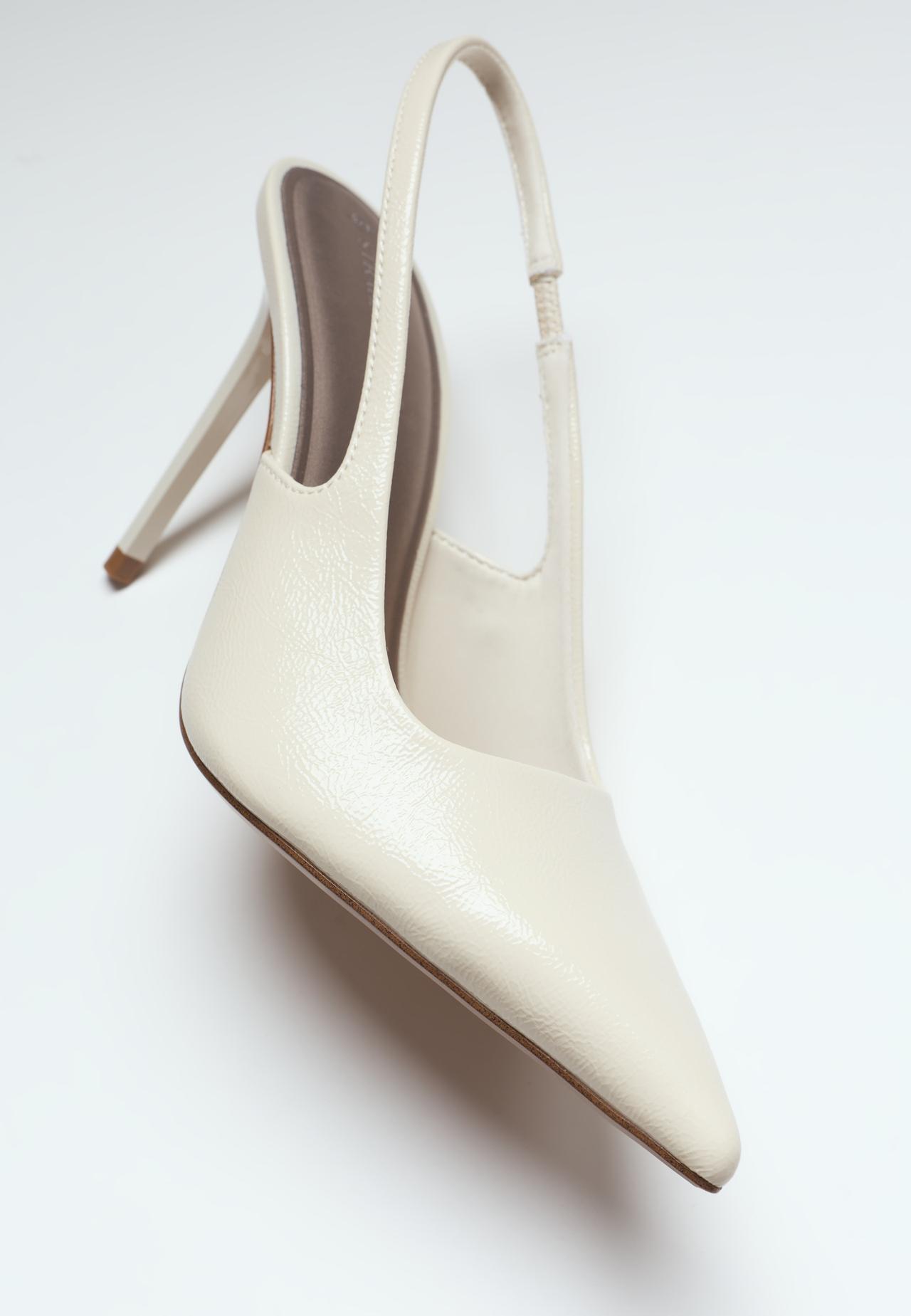 Slingback heels — ECRU