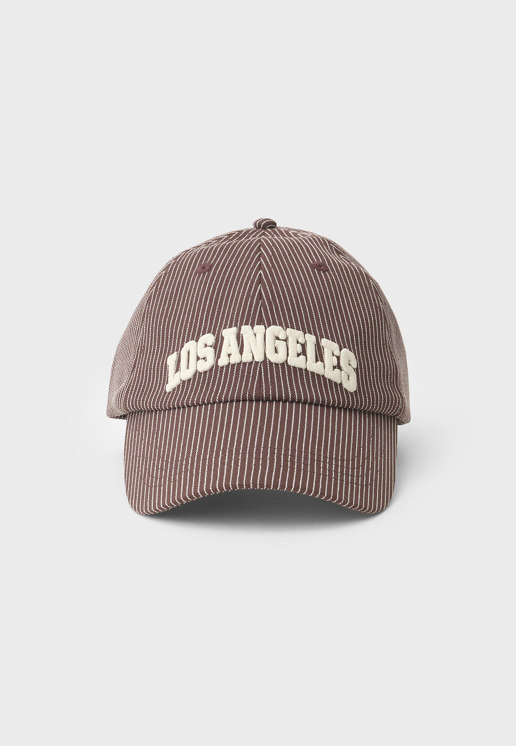 Stradivarius Καπέλο Τζόκεϊ Los Angeles Καφέ Os