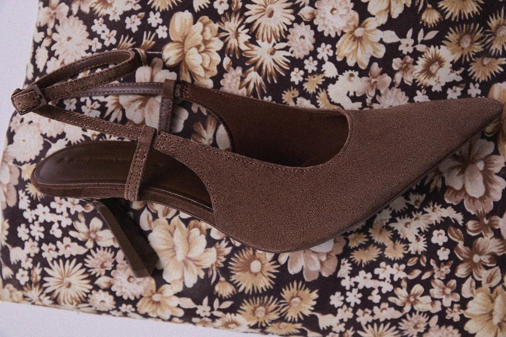 Zapato tacón serraje