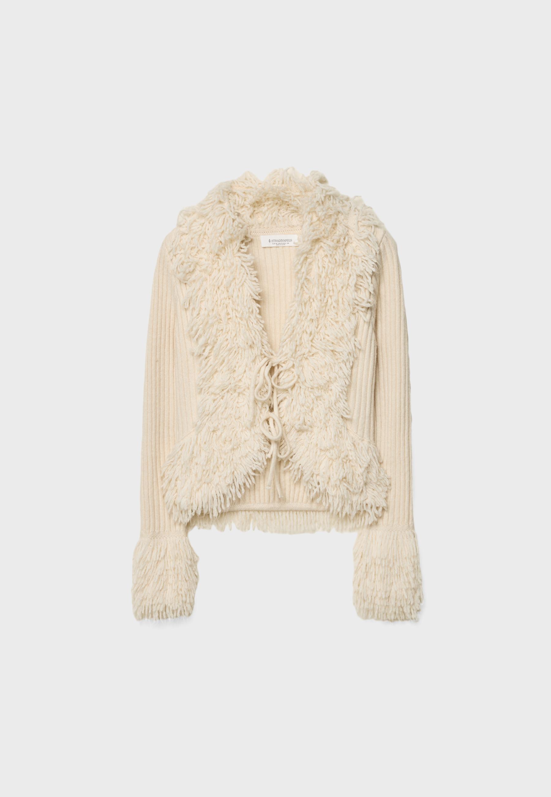 トップス Fur Knitted Cardigan トップス Fur Knitted Cardigan Mame Kurogouchi(マメ