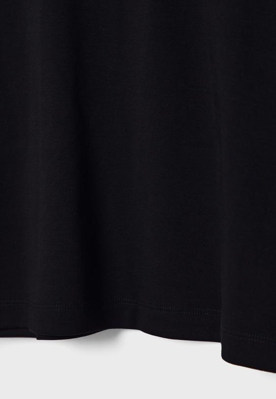 Basic regular fit kalın tişört - Görsel 9