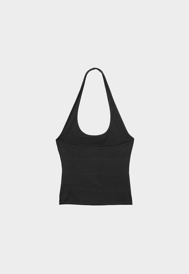 Halter neck top — Black 7