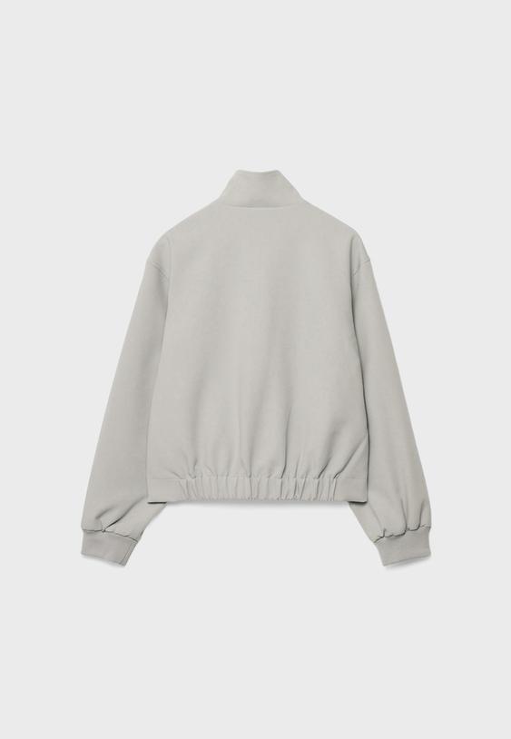 Dik yaka şişme ceket - Görsel 7