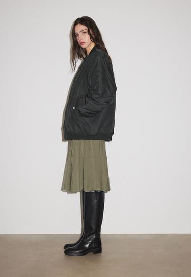 Oversize bomber jacket — Black 6