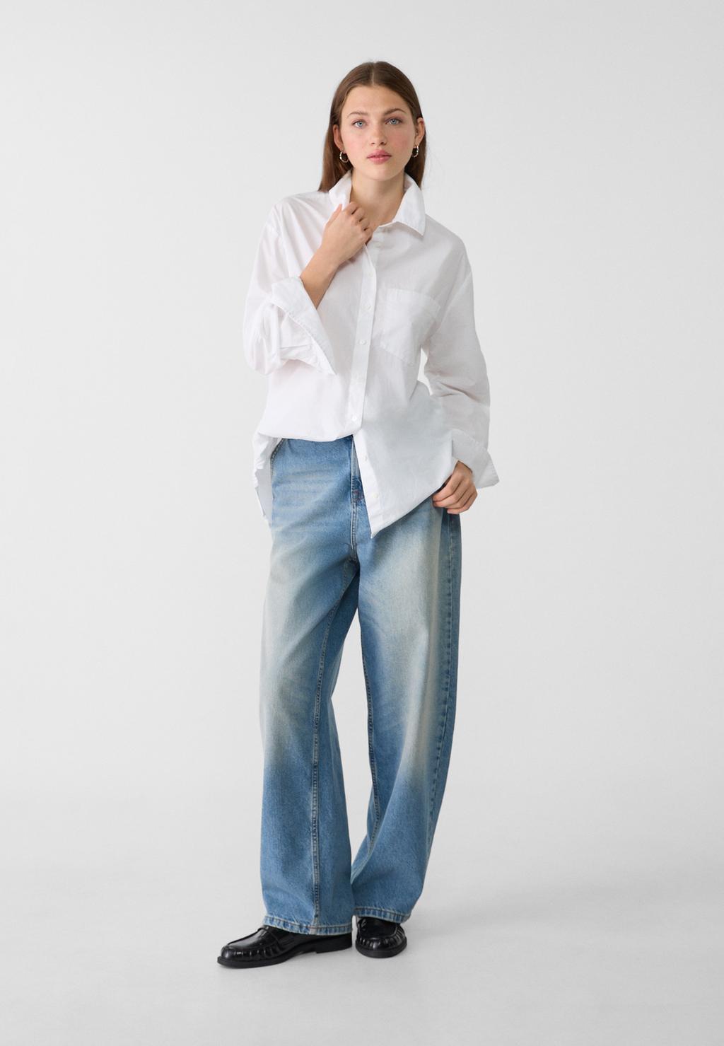 Chemise popeline oversize