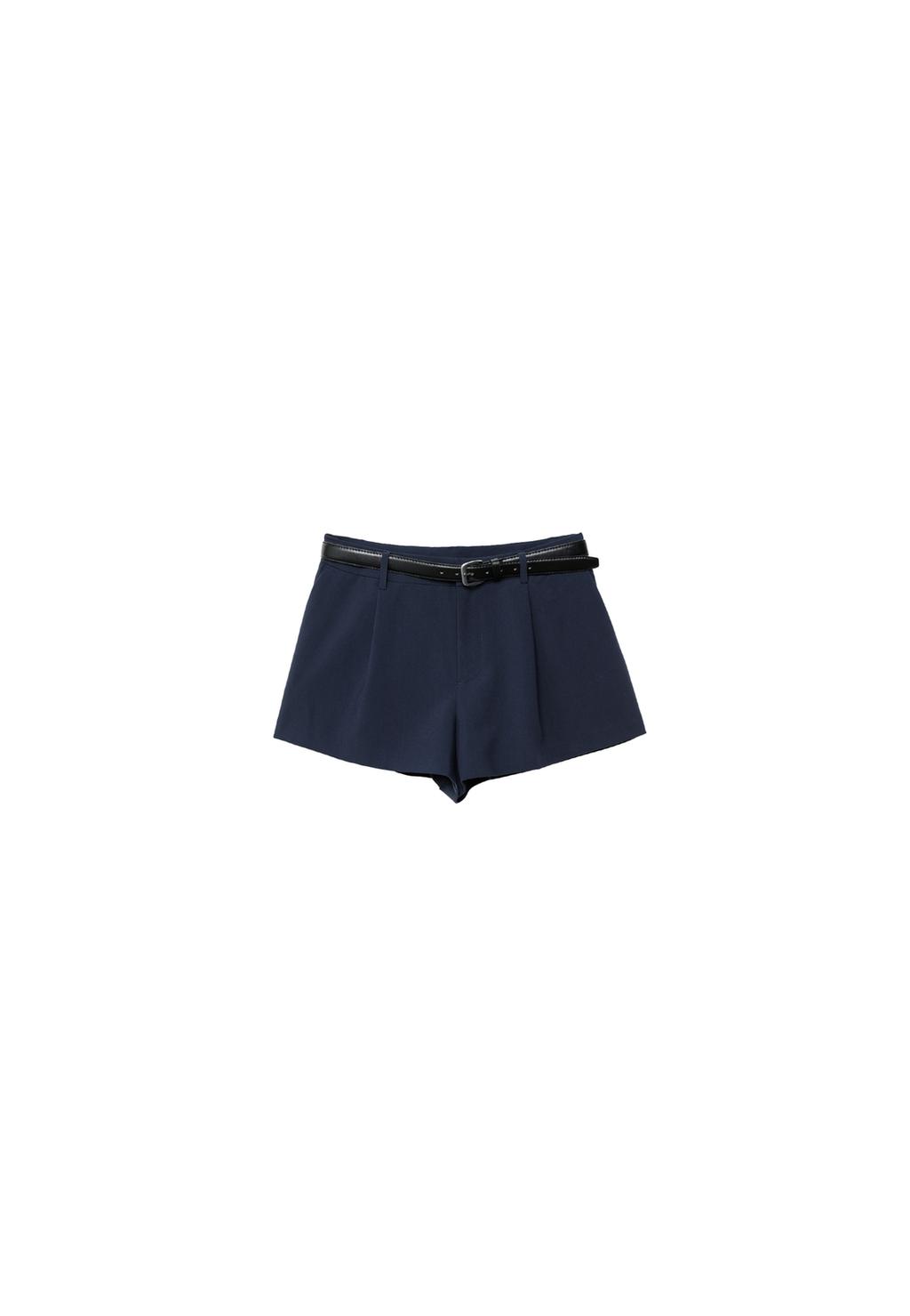 Shorts mini cinturón