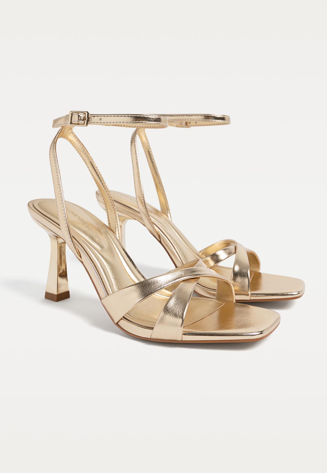 Stradivarius España Sandalias Beige Stradivarius Sandalia