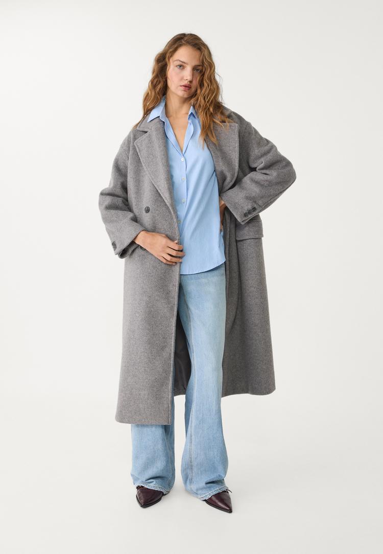 Cappotti Donna Stradivarius Cappotto In Maglia Stradivarius