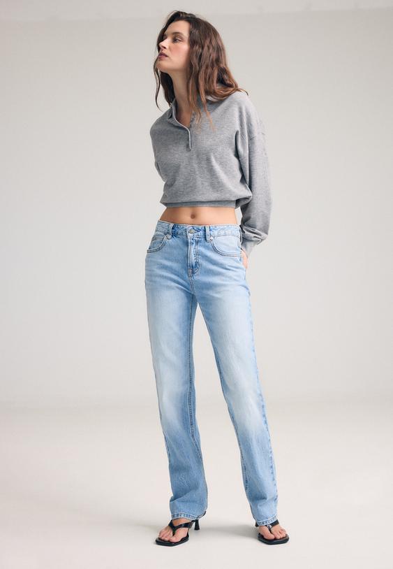 d98 vintage efektli straight fit jean l01499499