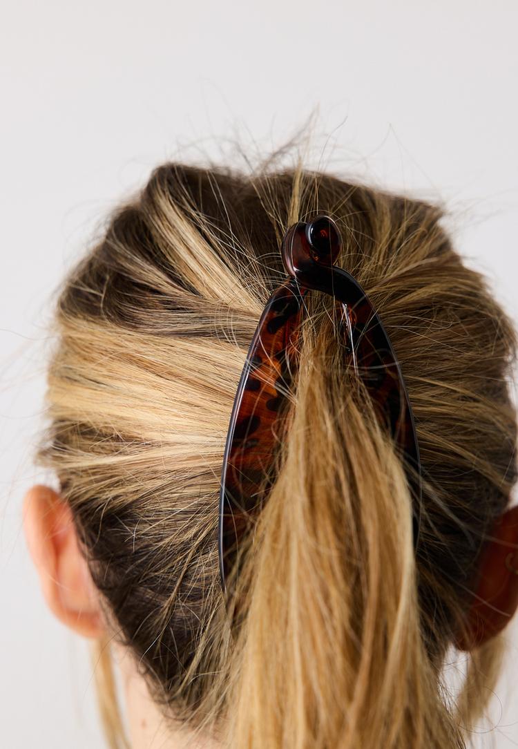 Stradivarius Σετ 2 Κλιπ Μπανάνα Καφέ Os φωτογραφία