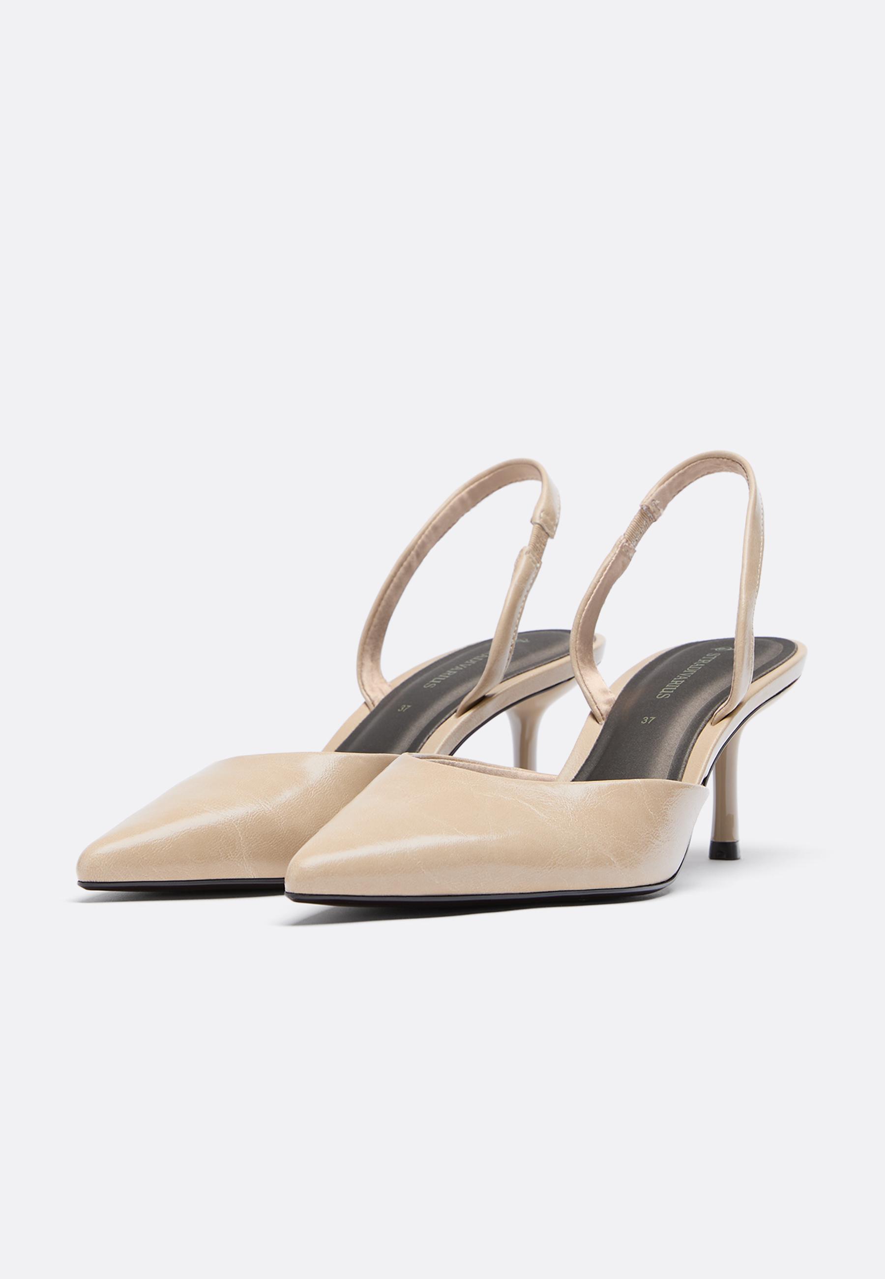 Basic stiletto heels — BEIGE