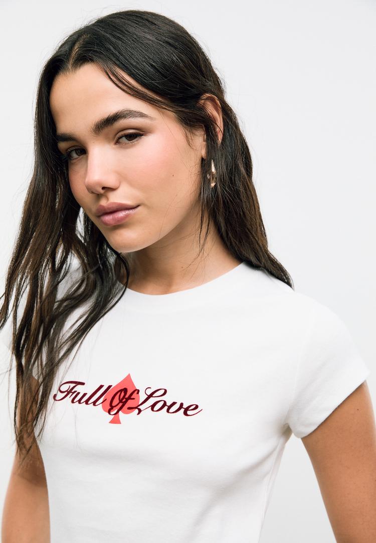 t shirt a motif texte