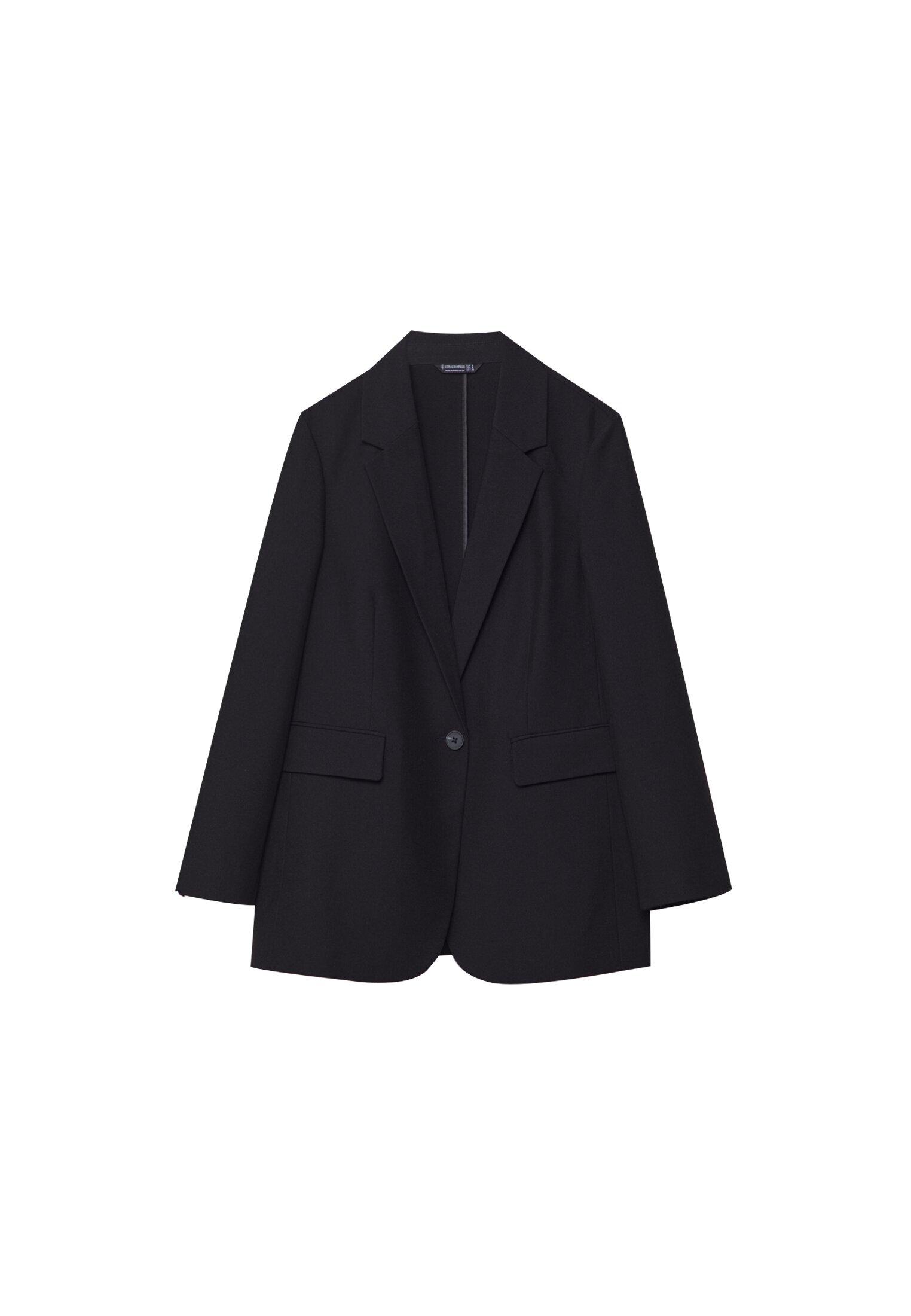 Regular fit blazer — Black