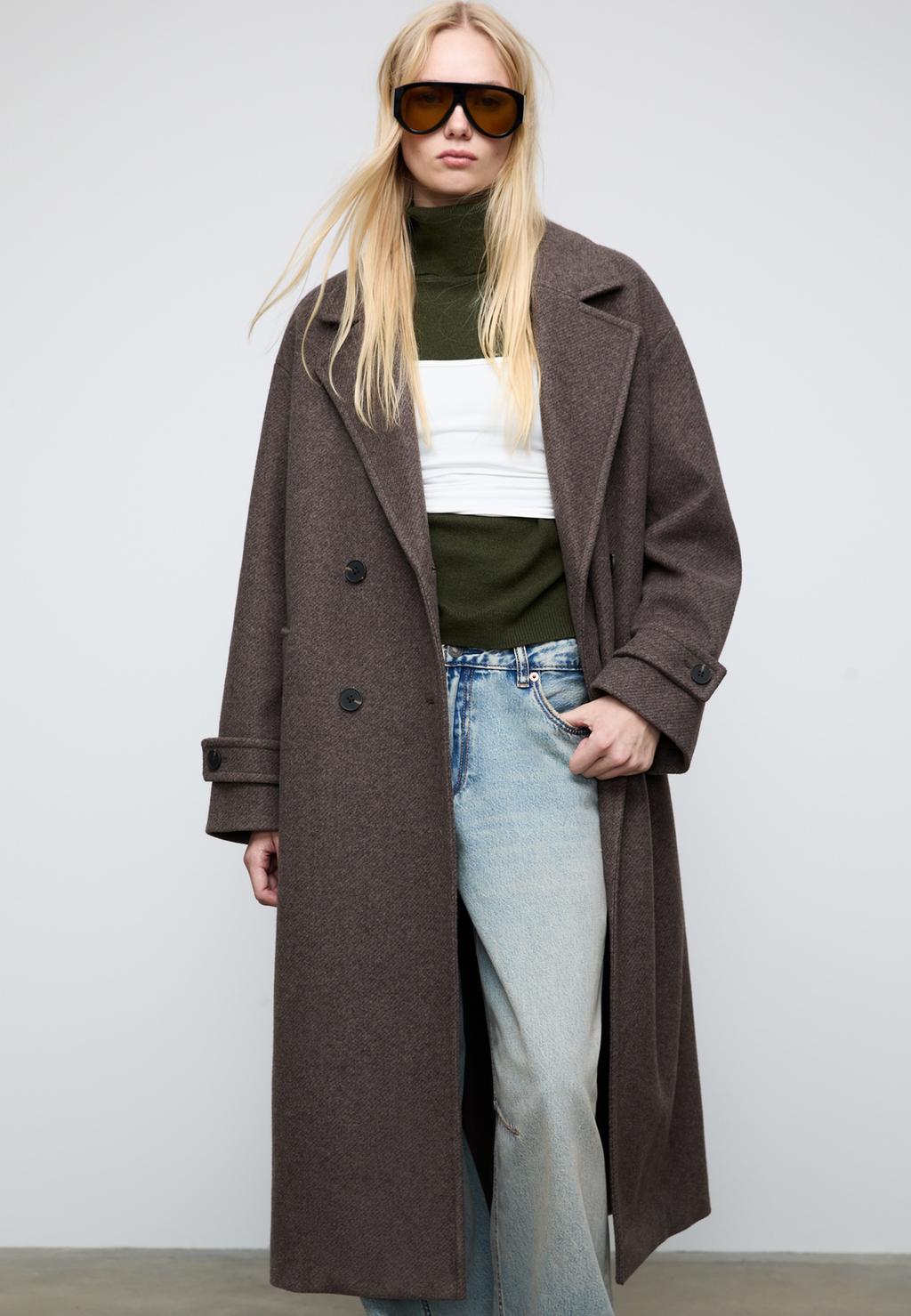 Lange oversized jas